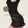 5 Shape Sensation Tops, No. 1, BLACK (Size L)  