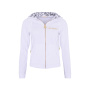 High quality sweatshirt-jacket with hood "JUCHHEIM" WHITE (size L/XL)