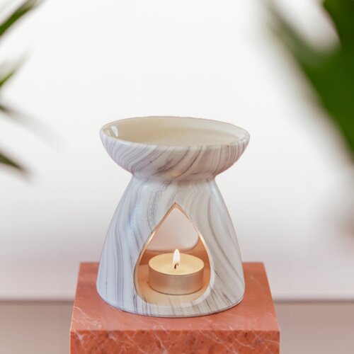 Fragrance Teapot/Aroma Lamp Marbled