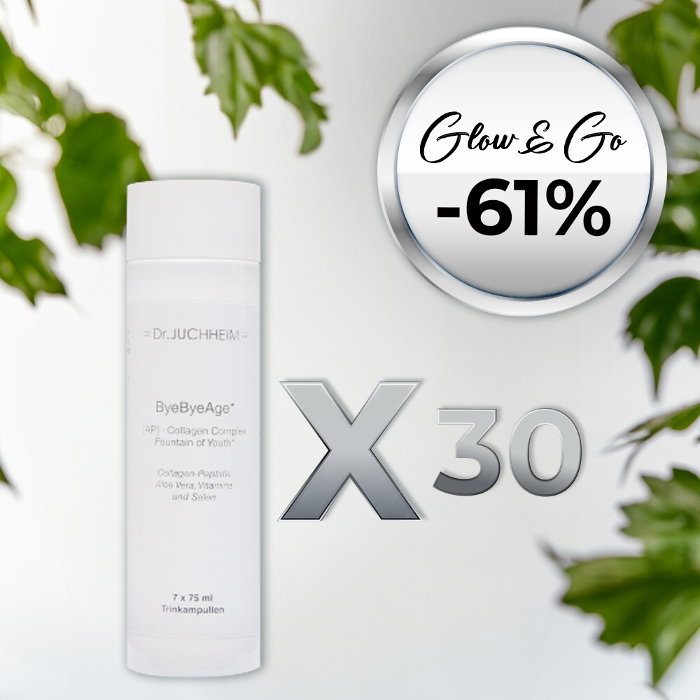♥ MONTHLY CURE ♥ Glow &amp; Go X30 ByeByeAge* [AP] - Collagen Complex drinking ampoules